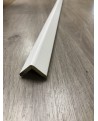 Baguette d'angle MDF prépeinte blanc 28 x 28 de 2.44 m