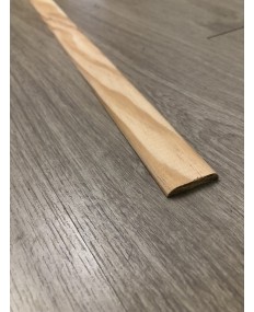 Baguette d'angle en sapin, long. 250cm, section 27.50x27.50mm