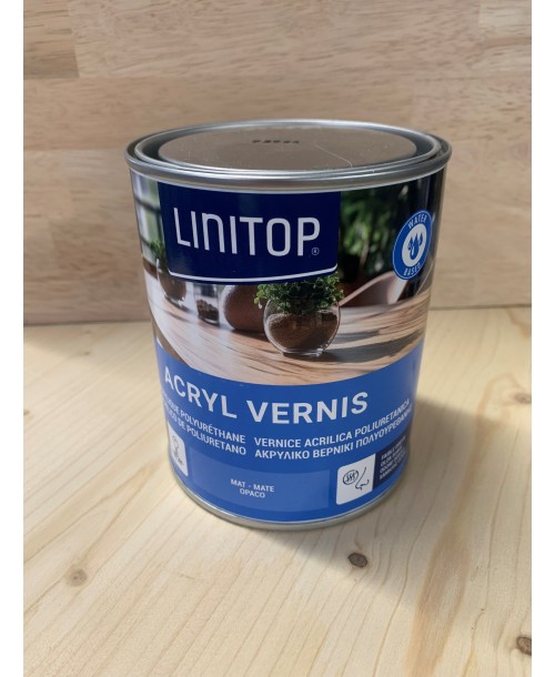 Vernis acrylique polyuréthane LINITOP incolore Mat 0.75l
