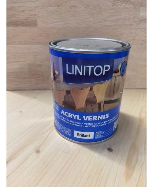 Vernis acrylique polyuréthane LINITOP incolore Brillant 0.75l