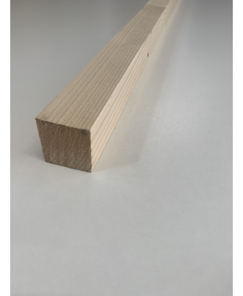 Carrelet nord blanc 33 x 33 mm de 2.40 m