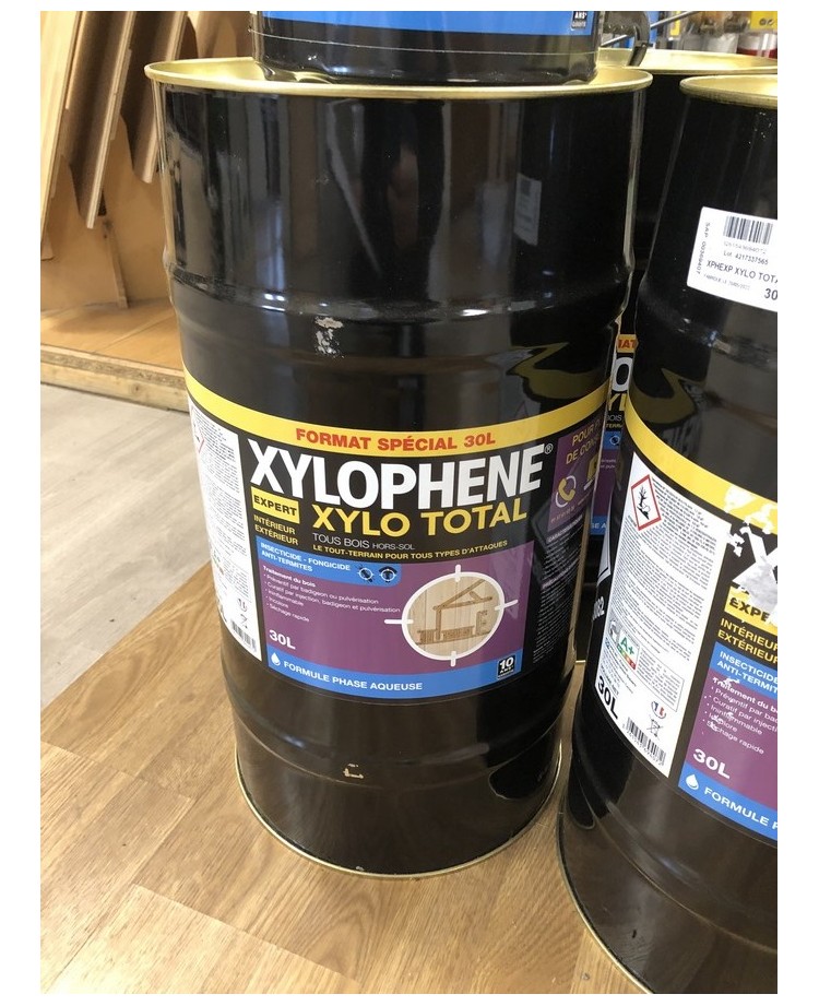 Xylophène Xylo Total Expert Format 30 litres - Protégez votre bois