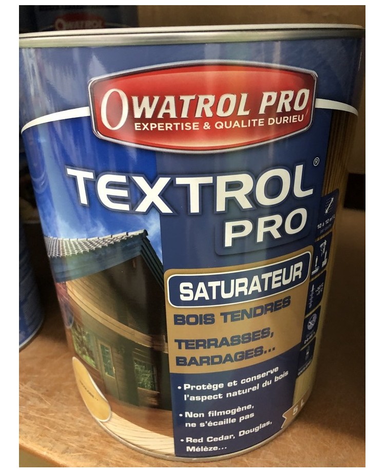 Saturateur Textrol Pro 5 L incolore Durieu