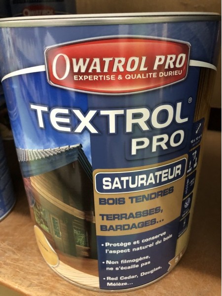 Saturateur Textrol Pro 5 L incolore Durieu