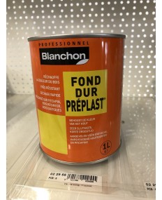 Fond Dur Préplast solvant incolore 1 litre Blanchon