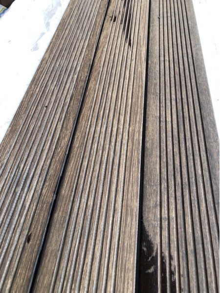 Lames de terrasse en bois naturel Bambou - 1,85 m - Tekabois
